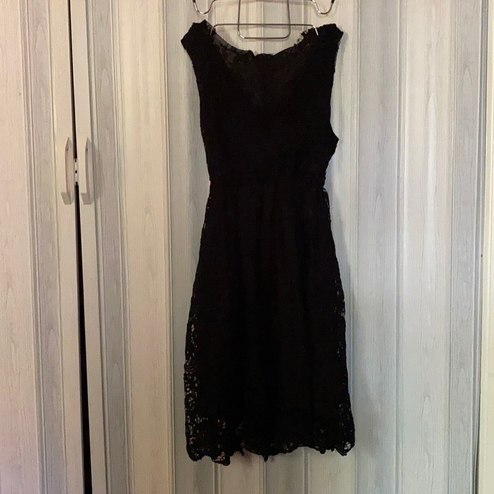 Distressed Gothic Lace Dress
